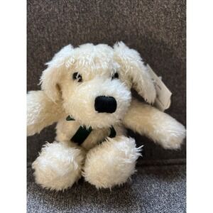 Collectors Choice Bean Bag Friends Dog Plush Stuffed animal toy cream color